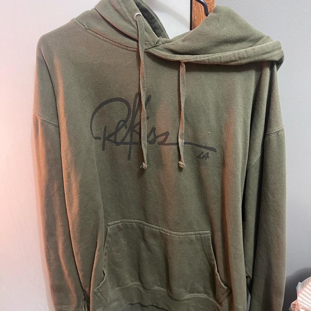 Young & Reckless Green Sweatshirt Hoodie Casual